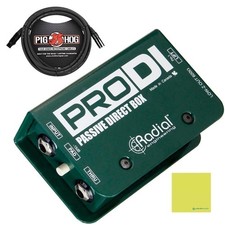 Radial Engineering ProDI Passive Instrument Direct Box Bundle w/Pig Hog Mic C...