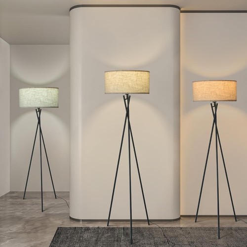 Tripod Floor Lamp, Mid Century Modern Standing Study Light for white2 - Picture 7 of 7