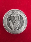 Anubis Ancient Egypt Poured Silver Round 1 Ozt .999 Fine by MK Barz