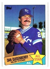 1985 Topps - #711 Dan Quisenberry All Star