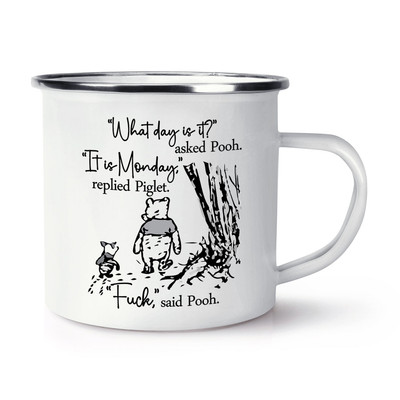 Gift Base F*ck Enamel Becher Tasse Scherz Witz