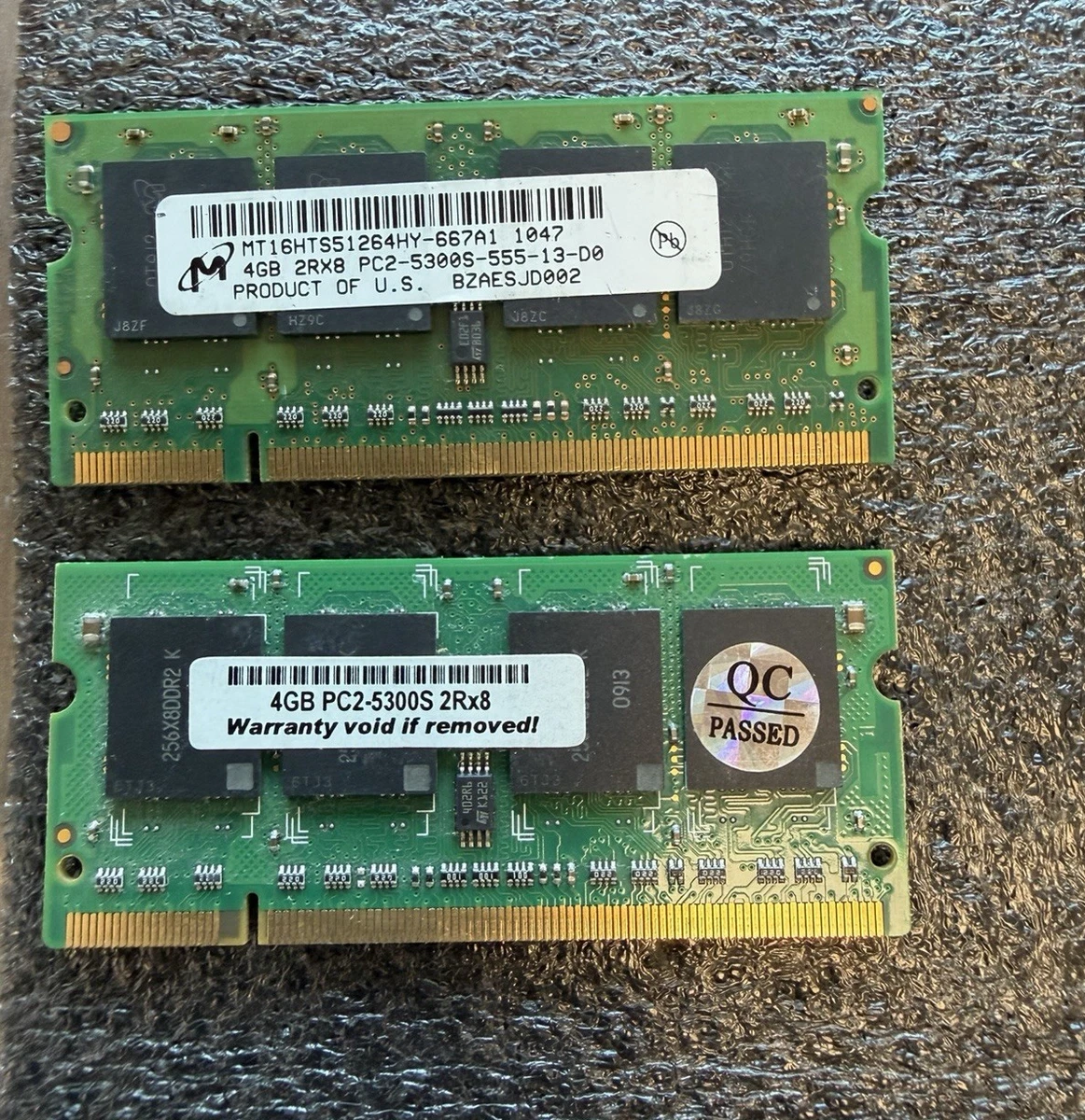 PC2-5300 DDR2-667 Computer Memory (RAM) 8 GB Total Capacity for