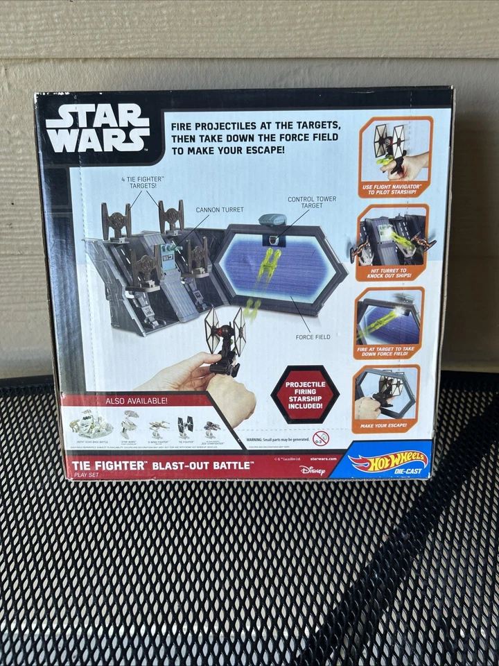 Star Wars Hot Wheels Tie Fighter Blast Out Battle BRAND NEW - Image 4 of 4