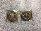 2 Casino Silver strikes .999 silver each coin is .6 of a troy 1 oz = 1.2 oz