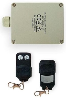 Kit Garden Superior 220V 2-Kanal 12A Empfänger + 2 Fernbedienungen 433MHz - SUP