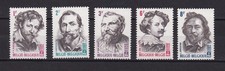 Belgium  623-7 MNH, Portraits, 1965