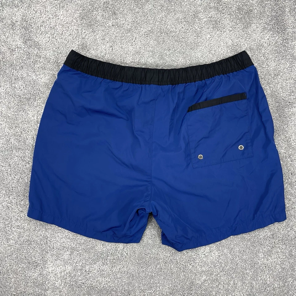 Pantalones Cortos Michael Kors Para Hombre Extra Grandes Azul 5" Entrepierna Traje de Baño Cordón Foto 2 de 4