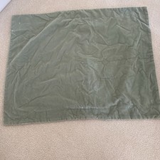 Ralph Lauren Dark Sage Green Standard Velvet Sham Euc/ Guc