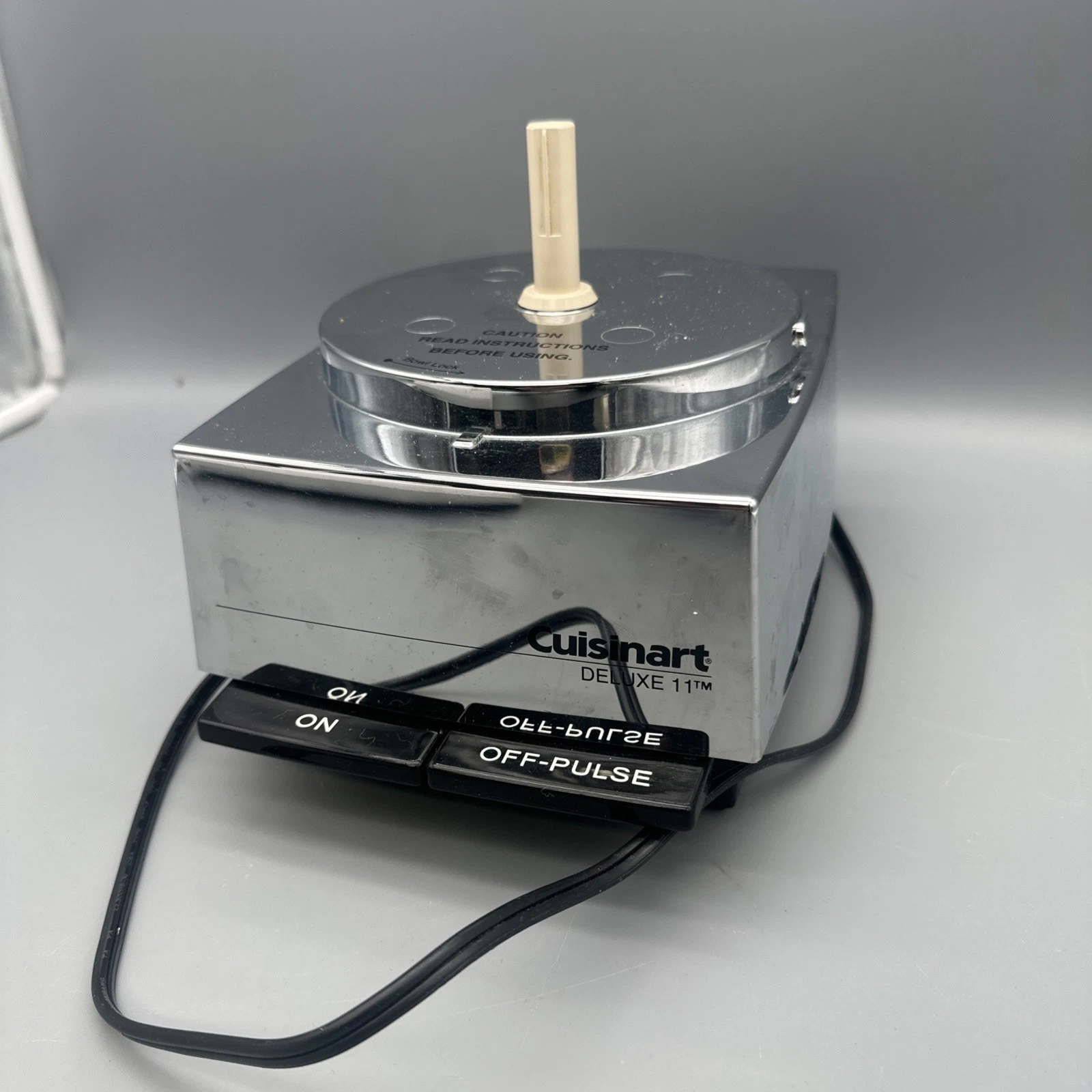 Silver CUISINART DELUXE 11 Food Processor Replacement Motor Base Only DFP-11 HTF
Opens in a new wind