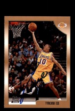 Signed Basketball Card Auto Tyronn Lue 1998-99 Topps #166 Los Angeles Lakers