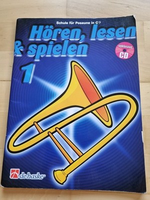 De Haske Hören, lesen & spielen, Band 1 Posaune in C, inklusive CD