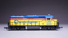 Spur N Atlas 4065 US-Diesellok C&0 3042 Chessie System #AA_478