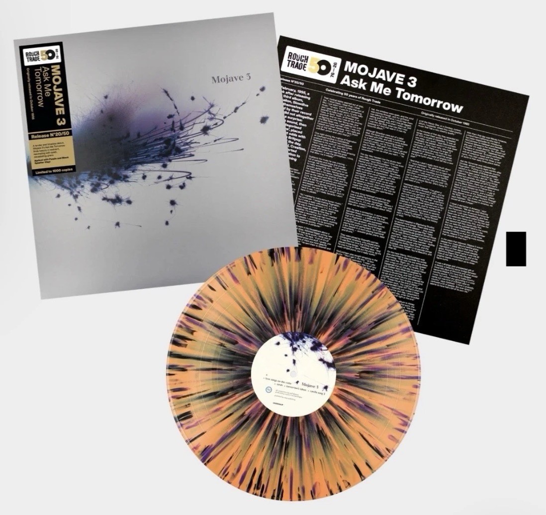 IN HAND!! Mojave 3 Ask Me Tomorrow APRICOT SPLATTER Vinyl LP Rough