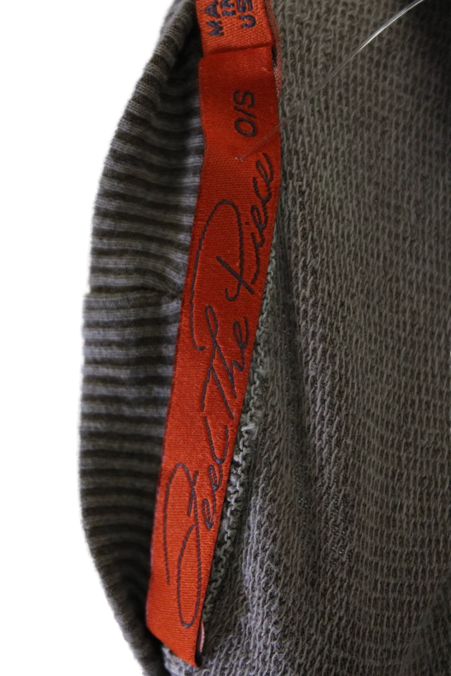 Sudadera Feel The Piece para mujer manga larga cuello redondo marrón algodón talla única Foto 4 de 4