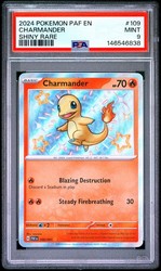 Charmander 109/091 Paldean Fates Shiny Rare Holo