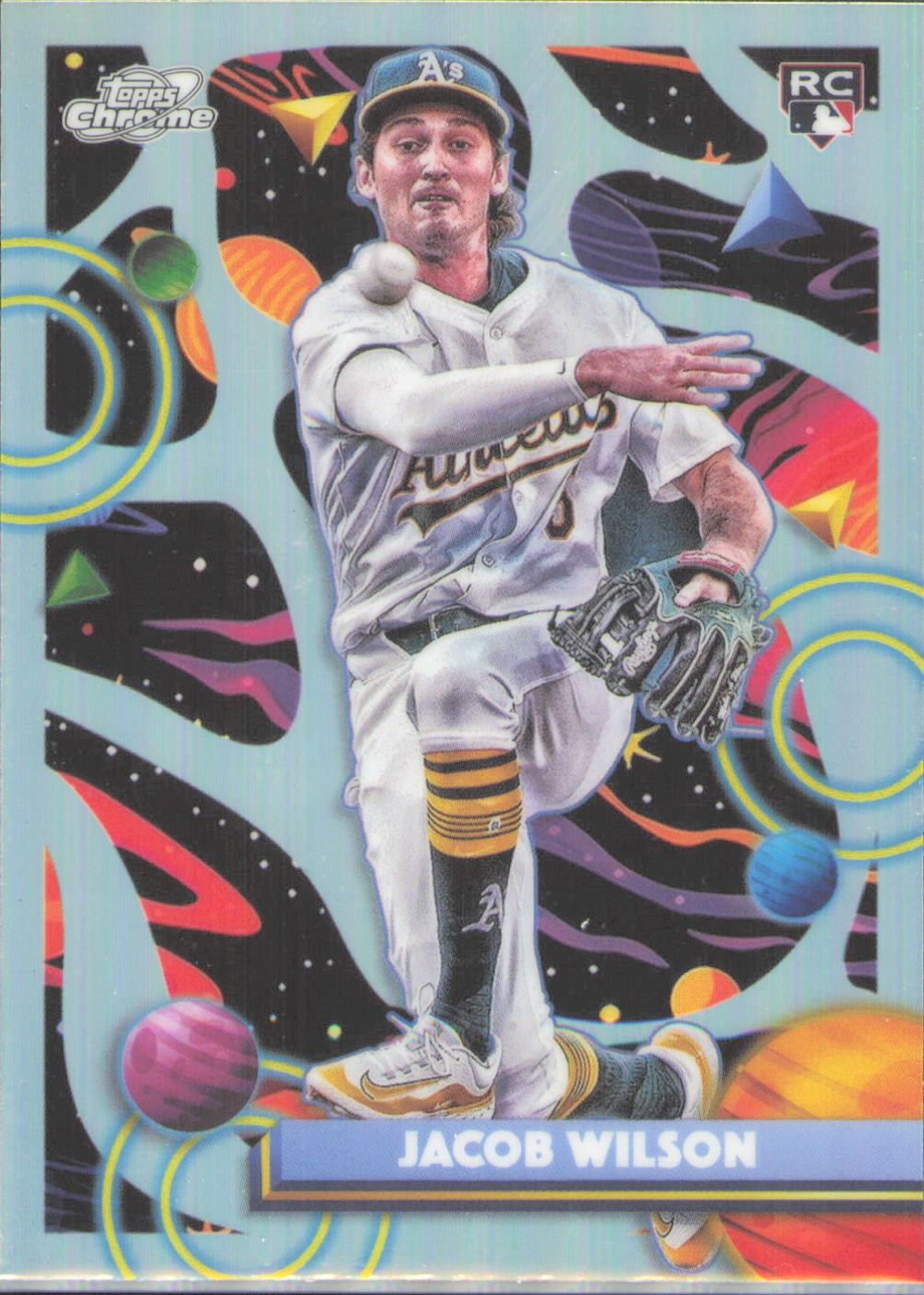 2025 Topps Chrome Cosmic #139 Jacob Wilson Refractor - FAST USA SHIPPING