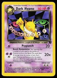 Dark Hypno 26/82 Team Rocket Rare Non-Holo