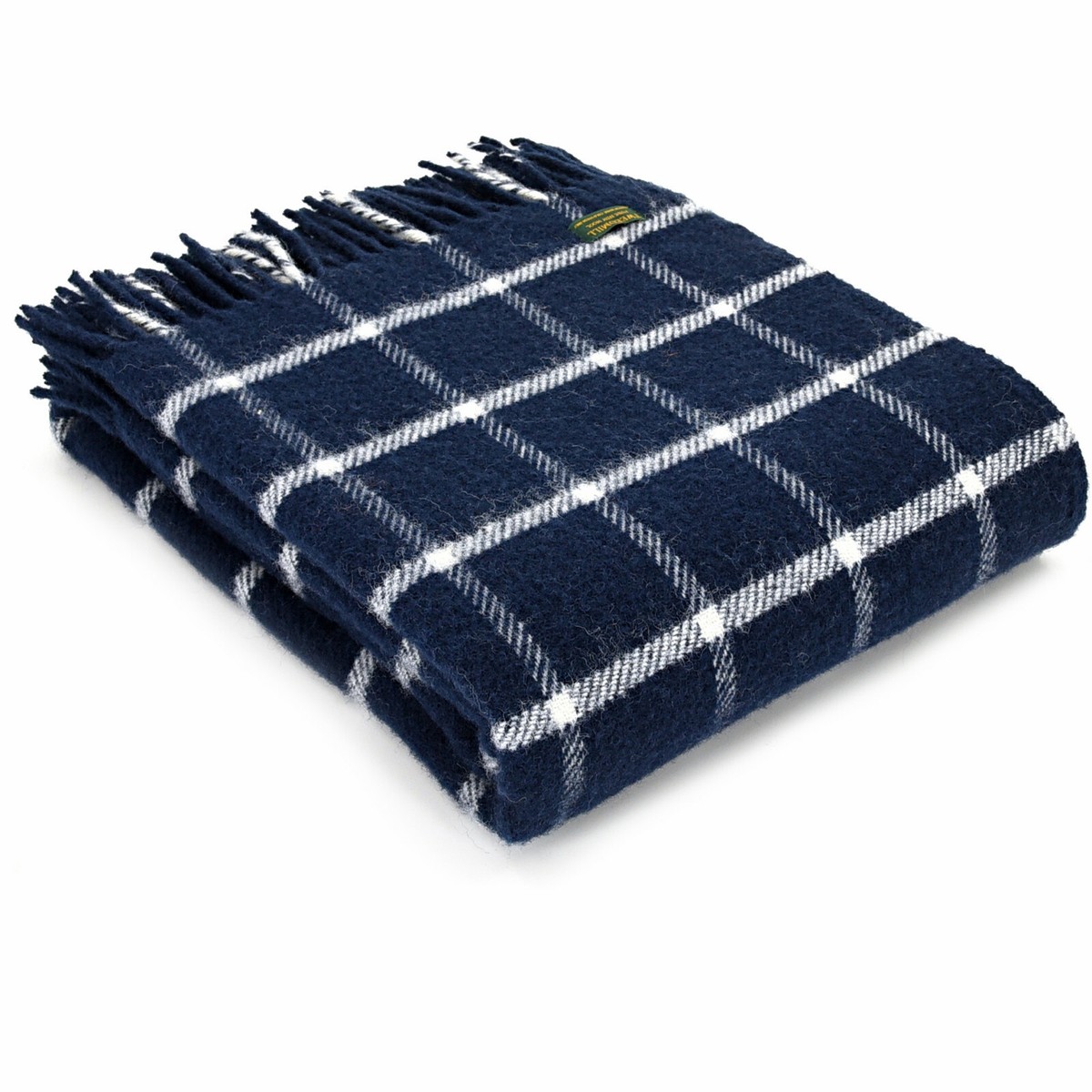 TWEEDMILL TEXTILES KNEE RUG 100% Wool Throw Blanket CHEQUERED