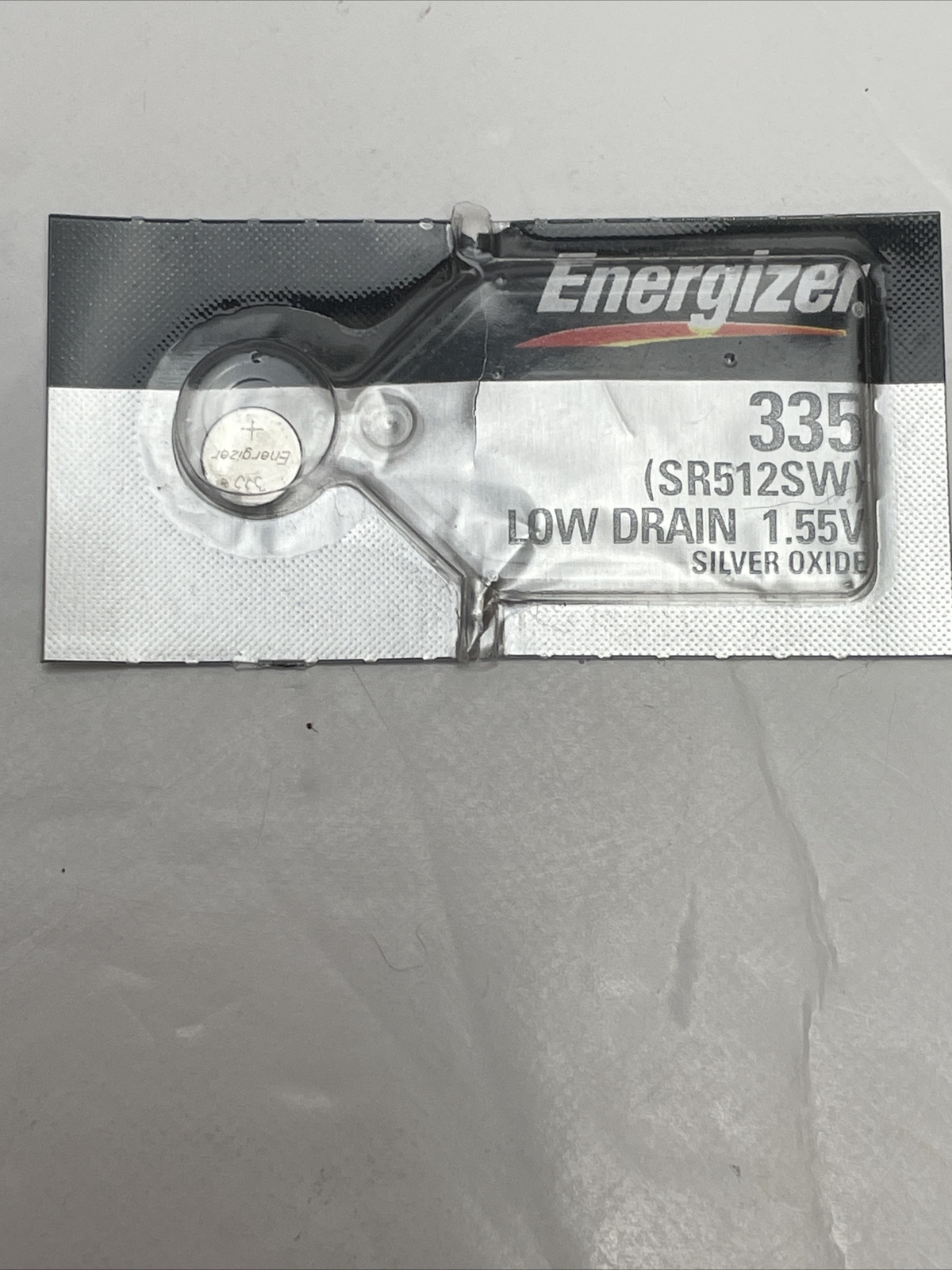 Energizer 335 Watch Battery SR512SW New Sealed Pack Expired, Set Of 5
