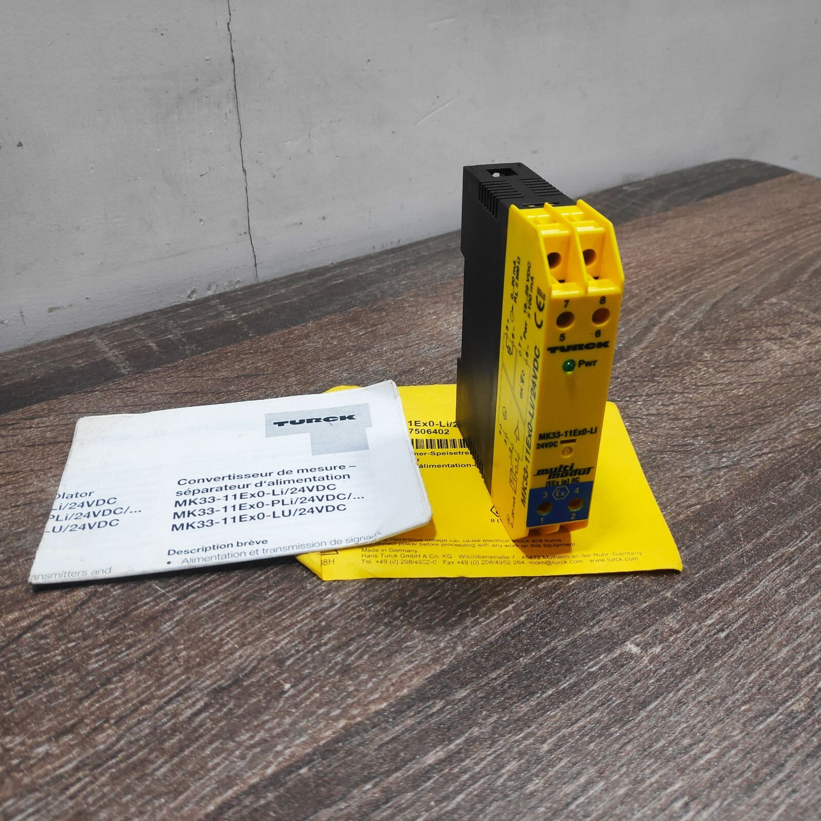 NEW WITHOUT BOX | TURCK MK33-11EX0-LI/24VDC MK33 SERIES