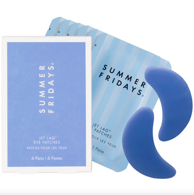 Summer Fridays Jet Lag Hydrogel Eye Patches, Helps Depuff Under-Eye (6 Pairs)