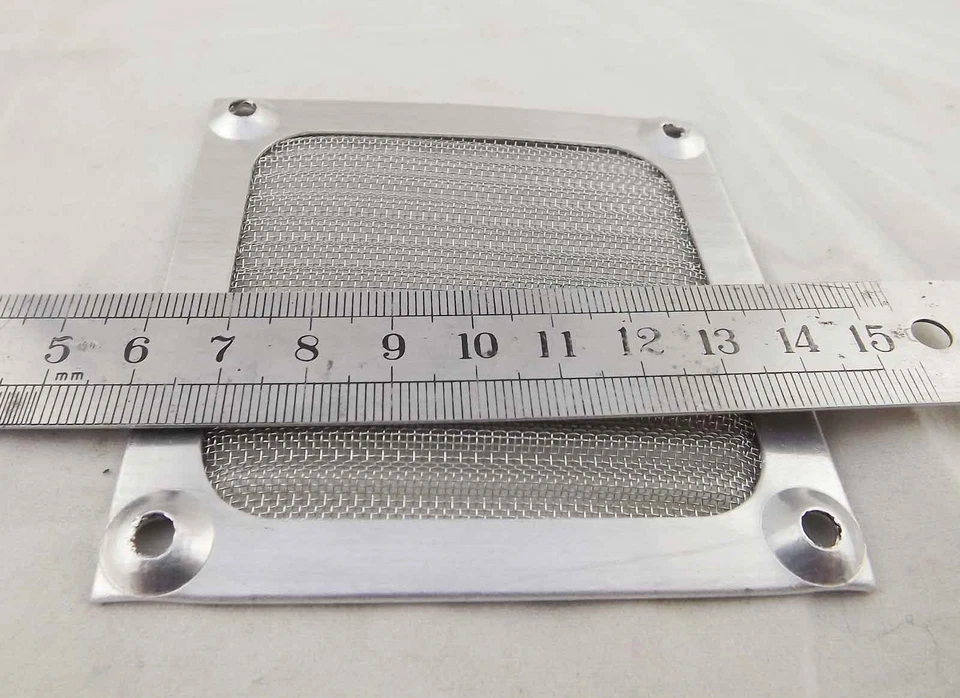 80mm 8cm Aluminum Dustproof Dust Mesh Grill Guard Filter for PC Case Cooling Fan - Image 4 of 4