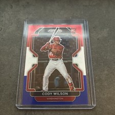 2022 Panini Prizm - Red White & Blue Prizm #94 Cody Wilson (RC)
