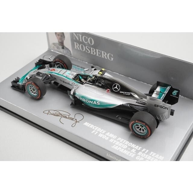 1:43 MINICHAMPS 410150206 Mercedes AMG Petronas F1 Team W06 Hybrid