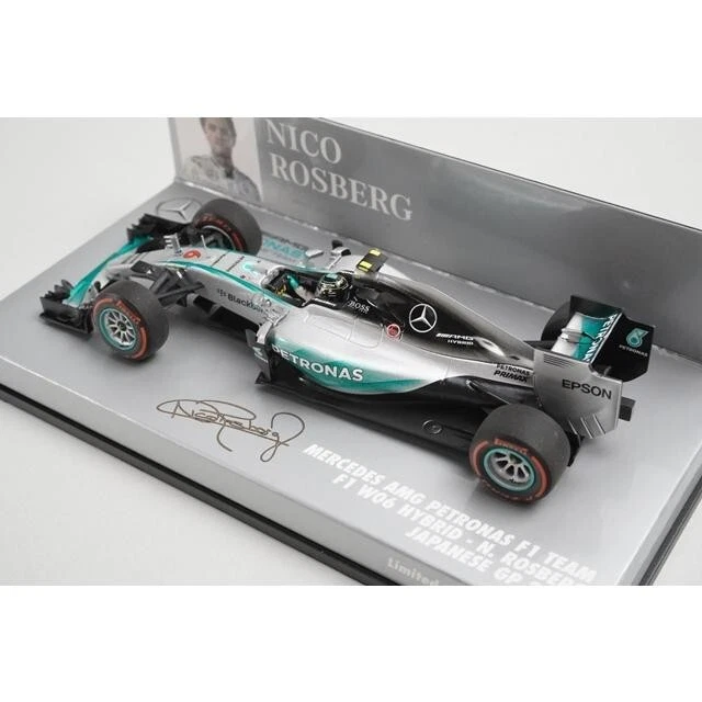 1:43 MINICHAMPS 410150206 Mercedes AMG Petronas F1 Team W06 Hybrid 2015 #6 - Image 2 of 4