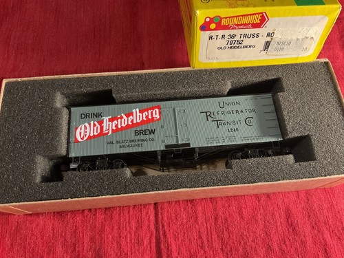 ROUNDHOUSE HO-SCALE 36’ ANTIGUO HEIDELBERG BREW FRIGORÍFICO #70752 L@@K!!! 🚂 | Zustand: Used