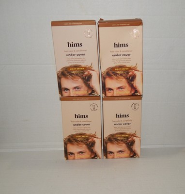4 Hims Light Brown Under Cover Hair Color & Conditioner Treatments Fresh Forest