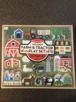 melissa and doug wooden farm set