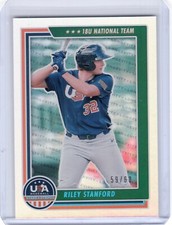 2022 Panini USA Baseball Stars & Stripes Blue Holo /60 - Riley Stanford #49 (RC)