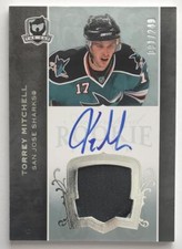 (HCW) 2007-08 The Cup #155 Torrey Mitchell RC Rookie Auto 91/249 Patch 06969