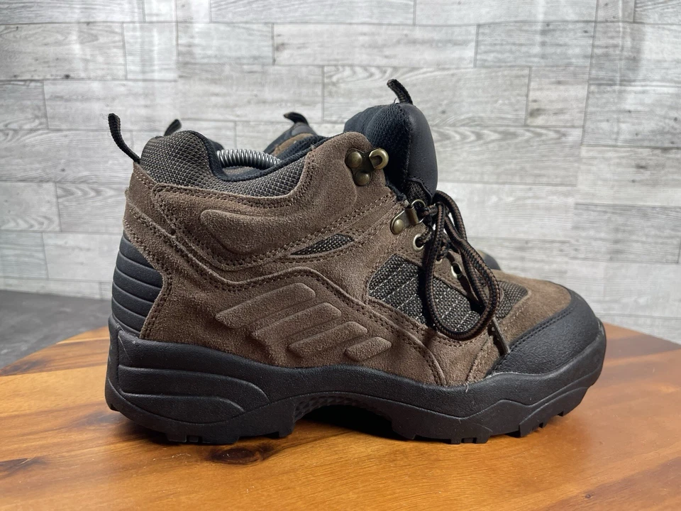Wranger Work Wear Steel Toe Boots Men 8 M Black Brown Suede Safety Sneakers - Image 3 of 4