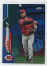 2020 Topps Chrome Base Blue Refractor #128 Eugenio Suarez /150 - Cincinnati Reds