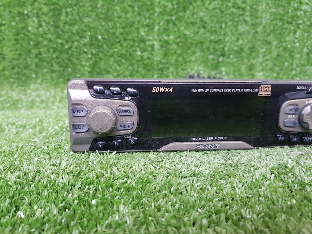 Sony Cdx-l550 Cdxl550 Original Car Radio Faceplate Head Unit Only