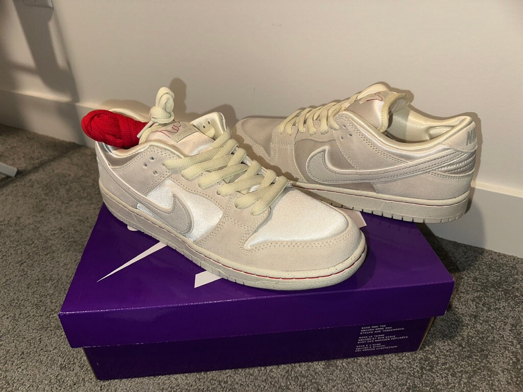 Size 9 - Nike Dunk Premium SB Low City of Love Collection - Light Bone