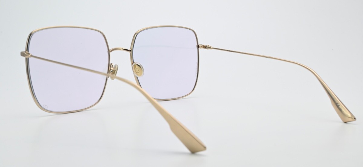 DIOR Sunglasses Stellaire Gold Shine Oversized Square L Pink Light