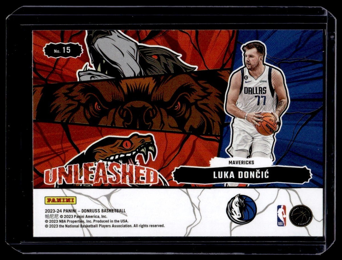 2023-24 Panini Donruss Luka Doncic Unleashed #21 Dallas Mavericks