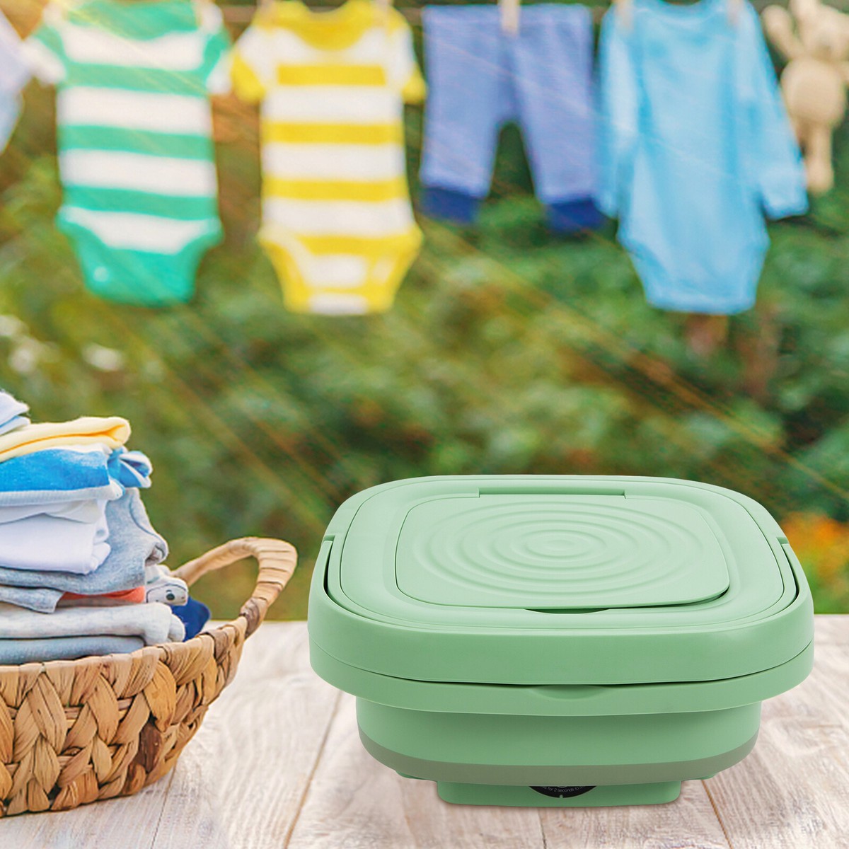 Portable Mini Multi-functional Foldable Washing Machine With