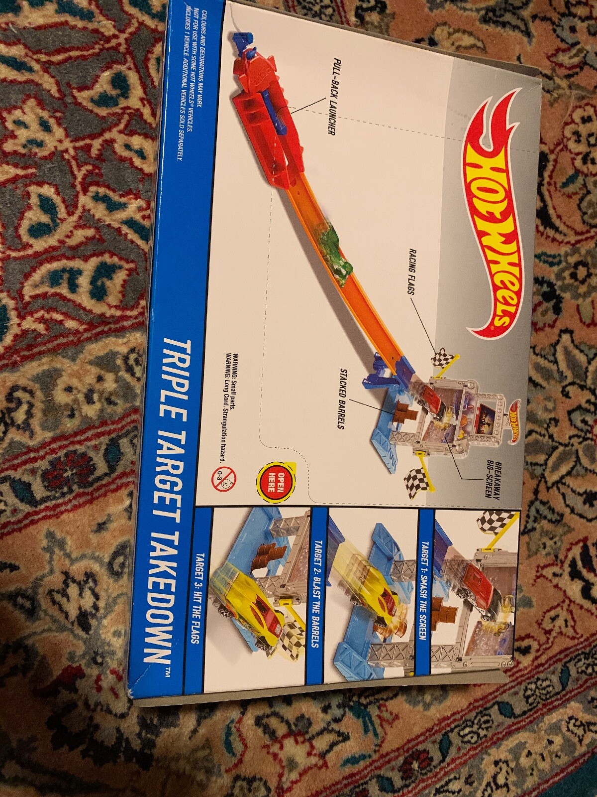 hot wheels triple target takedown