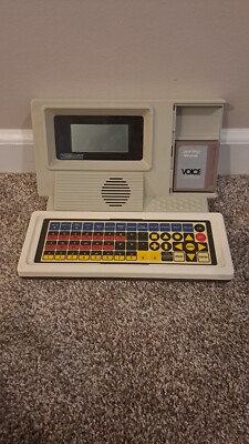 Vtg WORKING V-Tech Learning Window Teaching Machine 1986 Educational R2