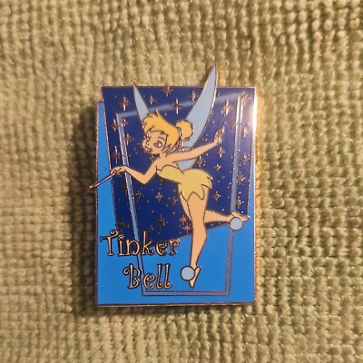 Disney Pins DLRP Tinker Bell blau rechteckig Disney Trading Pin