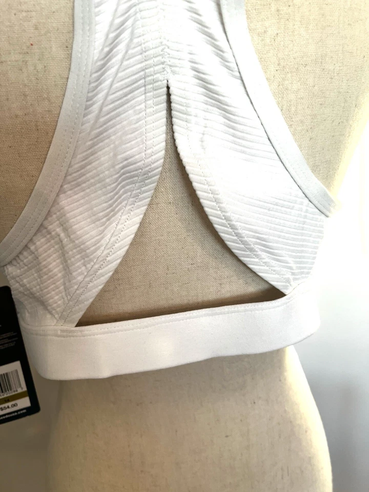 *NEW WITH TAGS* Speedo Precision Pleat Zip Top Womens Fitness Swim  14 White $54 — 第 4/4 张图片