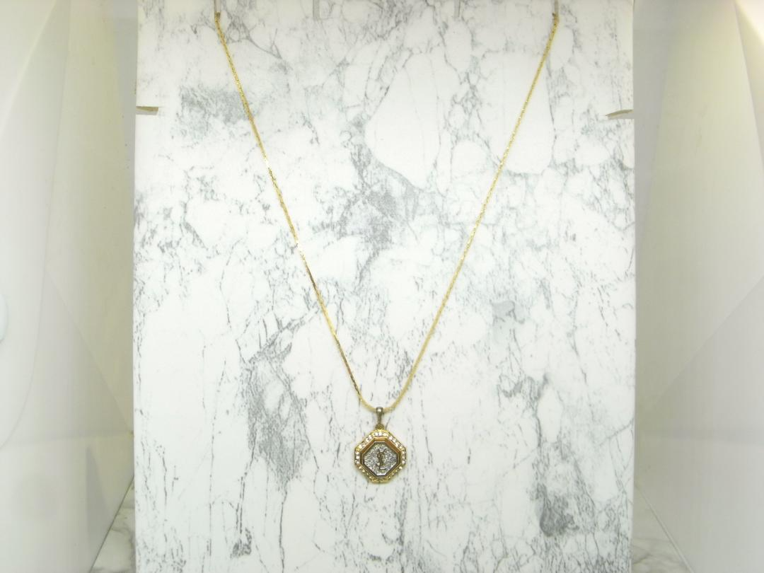 Collana Yves Saint Laurent YSL oro top rara incisione accessori donna usata