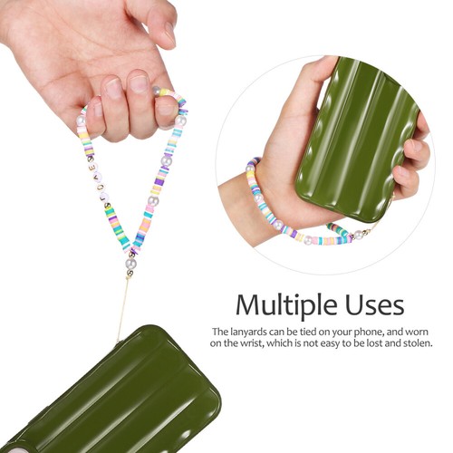 2 Pcs Mobile Phone Straps Baby Pendant Decoration Beaded Lanyard - 第 3/11 張圖片