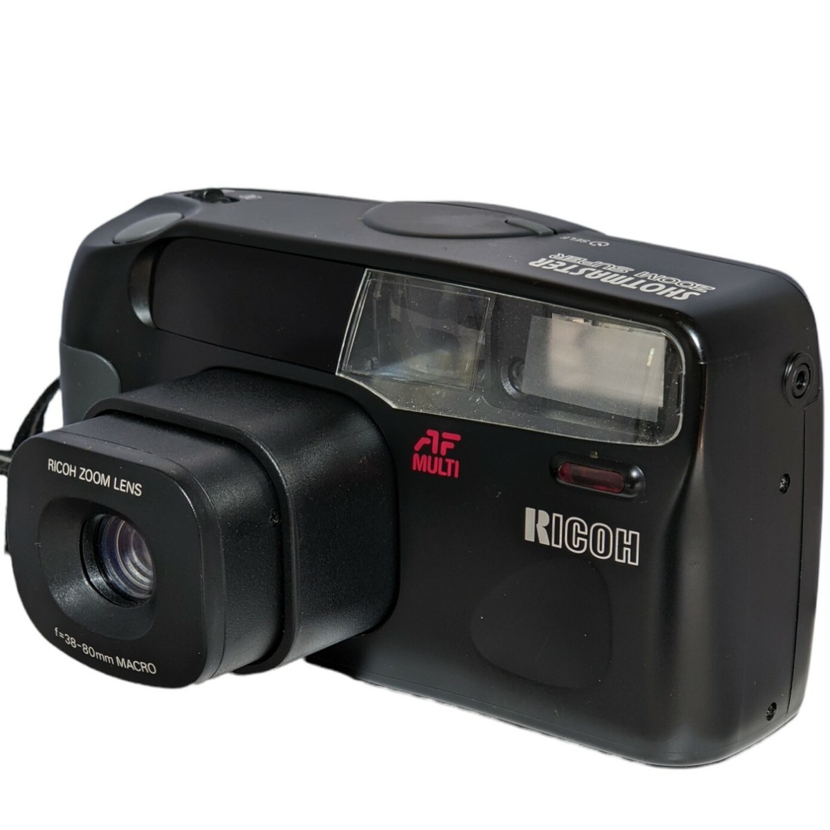 Ricoh Shotmaster Zoom Super Camera 35mm Film 38-80mm Macro Lens +