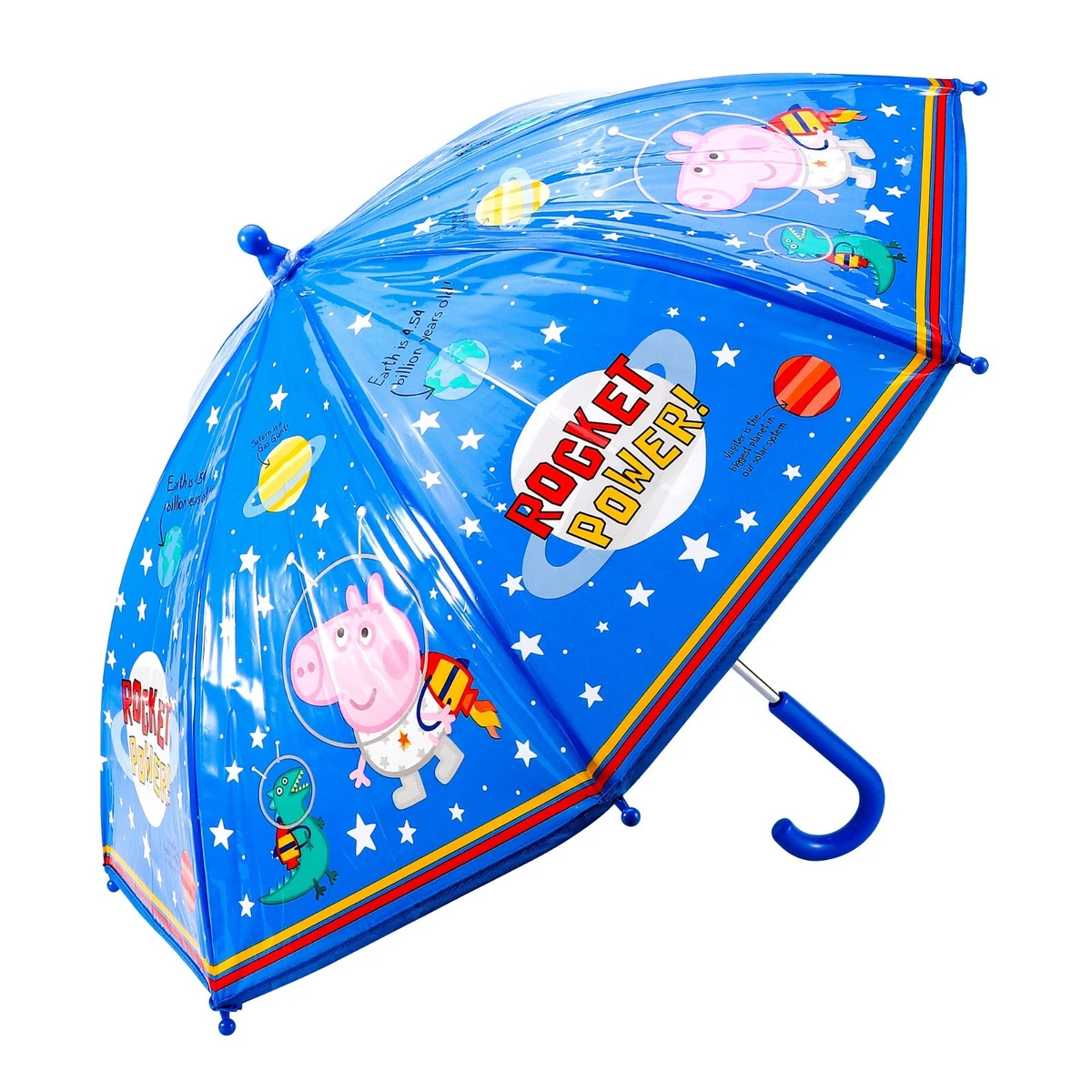 Ombrello Bambino Ombrello A Cupola Di Peppa Pig - Stampa Con I Personaggi Della Serie Apertura Manuale Fibra Di Vetro Ombrello Bambino Ombrello A Cupola Di Peppa Pig - Stampa Con I Personaggi Della Serie Apertura Manuale Fibra Di Vetro