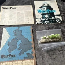 SPI 1974 WolfPack Submarine Warfare In North Atlantic 1942-44 Strategy & Tactics
